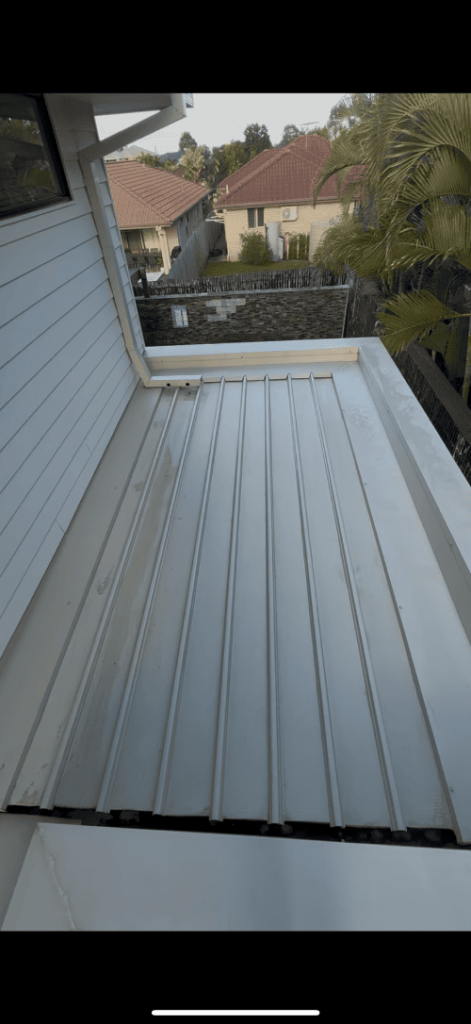 cleaned roof